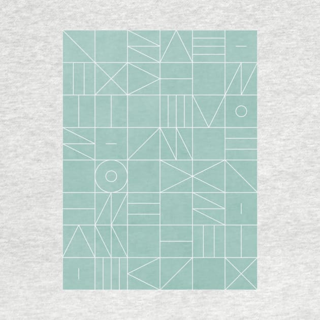 My Favorite Geometric Patterns No.7 - Light Blue by ZoltanRatko